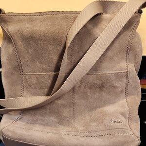 The Sak Tan Suede Shoulder Bag